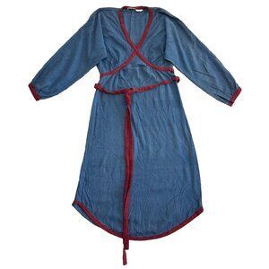 Vintage 70s Gurmeet’s San Francisco Dress Dolman‎ Cotton Belted